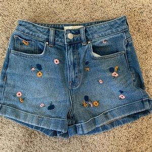 pacsun floral mom shorts